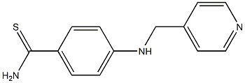 4-[(pyridin-4-ylmethyl)amino]benzene-1-carbothioamide