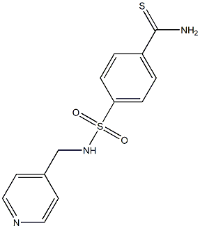  4-[(pyridin-4-ylmethyl)sulfamoyl]benzene-1-carbothioamide