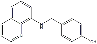 4-[(quinolin-8-ylamino)methyl]phenol|