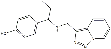 4-[1-({[1,2,4]triazolo[3,4-a]pyridin-3-ylmethyl}amino)propyl]phenol