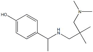 4-[1-({2-[(dimethylamino)methyl]-2-methylpropyl}amino)ethyl]phenol