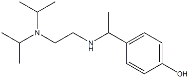 4-[1-({2-[bis(propan-2-yl)amino]ethyl}amino)ethyl]phenol