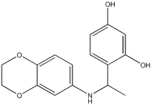 4-[1-(2,3-dihydro-1,4-benzodioxin-6-ylamino)ethyl]benzene-1,3-diol|