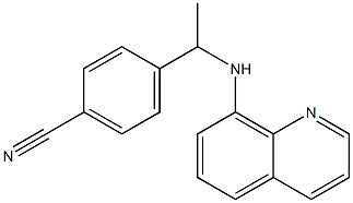 4-[1-(quinolin-8-ylamino)ethyl]benzonitrile