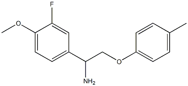 4-[1-amino-2-(4-methylphenoxy)ethyl]-2-fluoro-1-methoxybenzene