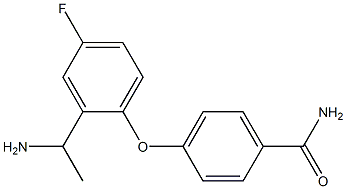 4-[2-(1-aminoethyl)-4-fluorophenoxy]benzamide|