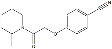  4-[2-(2-methylpiperidin-1-yl)-2-oxoethoxy]benzonitrile