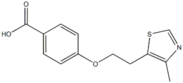 4-[2-(4-methyl-1,3-thiazol-5-yl)ethoxy]benzoic acid
