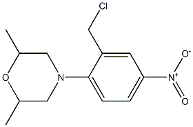 4-[2-(chloromethyl)-4-nitrophenyl]-2,6-dimethylmorpholine