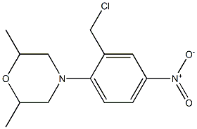  4-[2-(chloromethyl)-4-nitrophenyl]-2,6-dimethylmorpholine