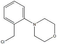 4-[2-(chloromethyl)phenyl]morpholine Structure