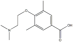 4-[2-(dimethylamino)ethoxy]-3,5-dimethylbenzoic acid|