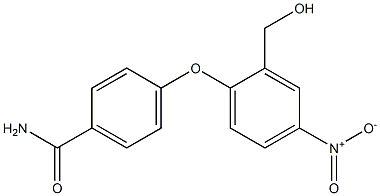  4-[2-(hydroxymethyl)-4-nitrophenoxy]benzamide