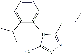 4-[2-(propan-2-yl)phenyl]-5-propyl-4H-1,2,4-triazole-3-thiol|