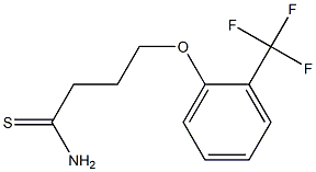 4-[2-(trifluoromethyl)phenoxy]butanethioamide