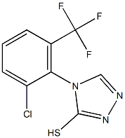 4-[2-chloro-6-(trifluoromethyl)phenyl]-4H-1,2,4-triazole-3-thiol