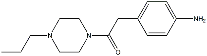 4-[2-oxo-2-(4-propylpiperazin-1-yl)ethyl]aniline