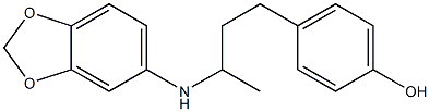 4-[3-(2H-1,3-benzodioxol-5-ylamino)butyl]phenol