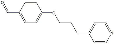 4-[3-(pyridin-4-yl)propoxy]benzaldehyde 结构式