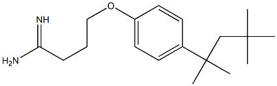 4-[4-(2,4,4-trimethylpentan-2-yl)phenoxy]butanimidamide