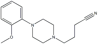 4-[4-(2-methoxyphenyl)piperazin-1-yl]butanenitrile Structure