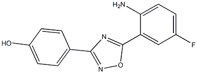 4-[5-(2-amino-5-fluorophenyl)-1,2,4-oxadiazol-3-yl]phenol|