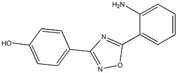 4-[5-(2-aminophenyl)-1,2,4-oxadiazol-3-yl]phenol Structure