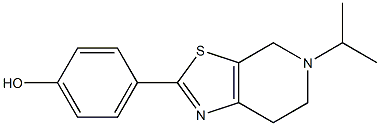  4-[5-(propan-2-yl)-4H,5H,6H,7H-pyrido[4,3-d][1,3]thiazol-2-yl]phenol