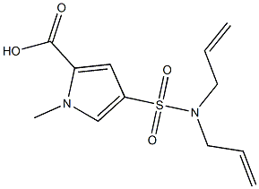 4-[bis(prop-2-en-1-yl)sulfamoyl]-1-methyl-1H-pyrrole-2-carboxylic acid|