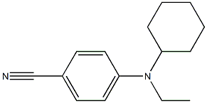 4-[cyclohexyl(ethyl)amino]benzonitrile Structure