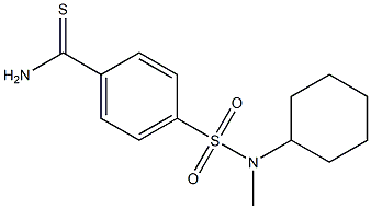 4-[cyclohexyl(methyl)sulfamoyl]benzene-1-carbothioamide Structure