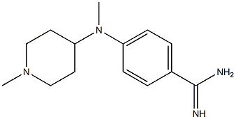 4-[methyl(1-methylpiperidin-4-yl)amino]benzene-1-carboximidamide