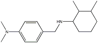 4-{[(2,3-dimethylcyclohexyl)amino]methyl}-N,N-dimethylaniline 结构式