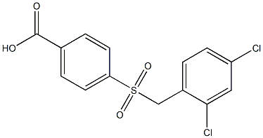 4-{[(2,4-dichlorophenyl)methane]sulfonyl}benzoic acid