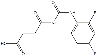 4-{[(2,4-difluorophenyl)carbamoyl]amino}-4-oxobutanoic acid