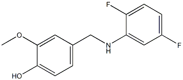 4-{[(2,5-difluorophenyl)amino]methyl}-2-methoxyphenol