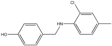 4-{[(2-chloro-4-methylphenyl)amino]methyl}phenol