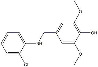  4-{[(2-chlorophenyl)amino]methyl}-2,6-dimethoxyphenol