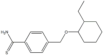 4-{[(2-ethylcyclohexyl)oxy]methyl}benzene-1-carbothioamide|