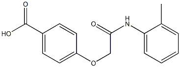 4-{[(2-methylphenyl)carbamoyl]methoxy}benzoic acid