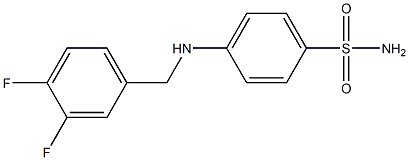 4-{[(3,4-difluorophenyl)methyl]amino}benzene-1-sulfonamide