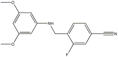 4-{[(3,5-dimethoxyphenyl)amino]methyl}-3-fluorobenzonitrile