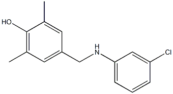 4-{[(3-chlorophenyl)amino]methyl}-2,6-dimethylphenol