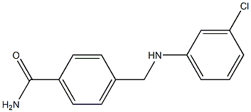 4-{[(3-chlorophenyl)amino]methyl}benzamide