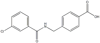 4-{[(3-chlorophenyl)formamido]methyl}benzoic acid