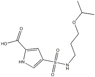 4-{[(3-isopropoxypropyl)amino]sulfonyl}-1H-pyrrole-2-carboxylic acid