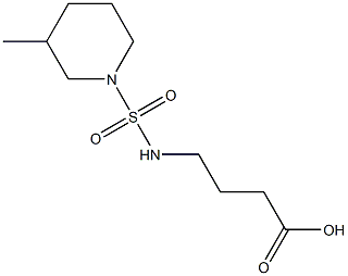  4-{[(3-methylpiperidine-1-)sulfonyl]amino}butanoic acid