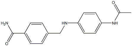 4-{[(4-acetamidophenyl)amino]methyl}benzamide