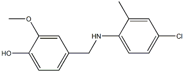  4-{[(4-chloro-2-methylphenyl)amino]methyl}-2-methoxyphenol