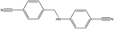 4-{[(4-cyanophenyl)amino]methyl}benzonitrile,,结构式